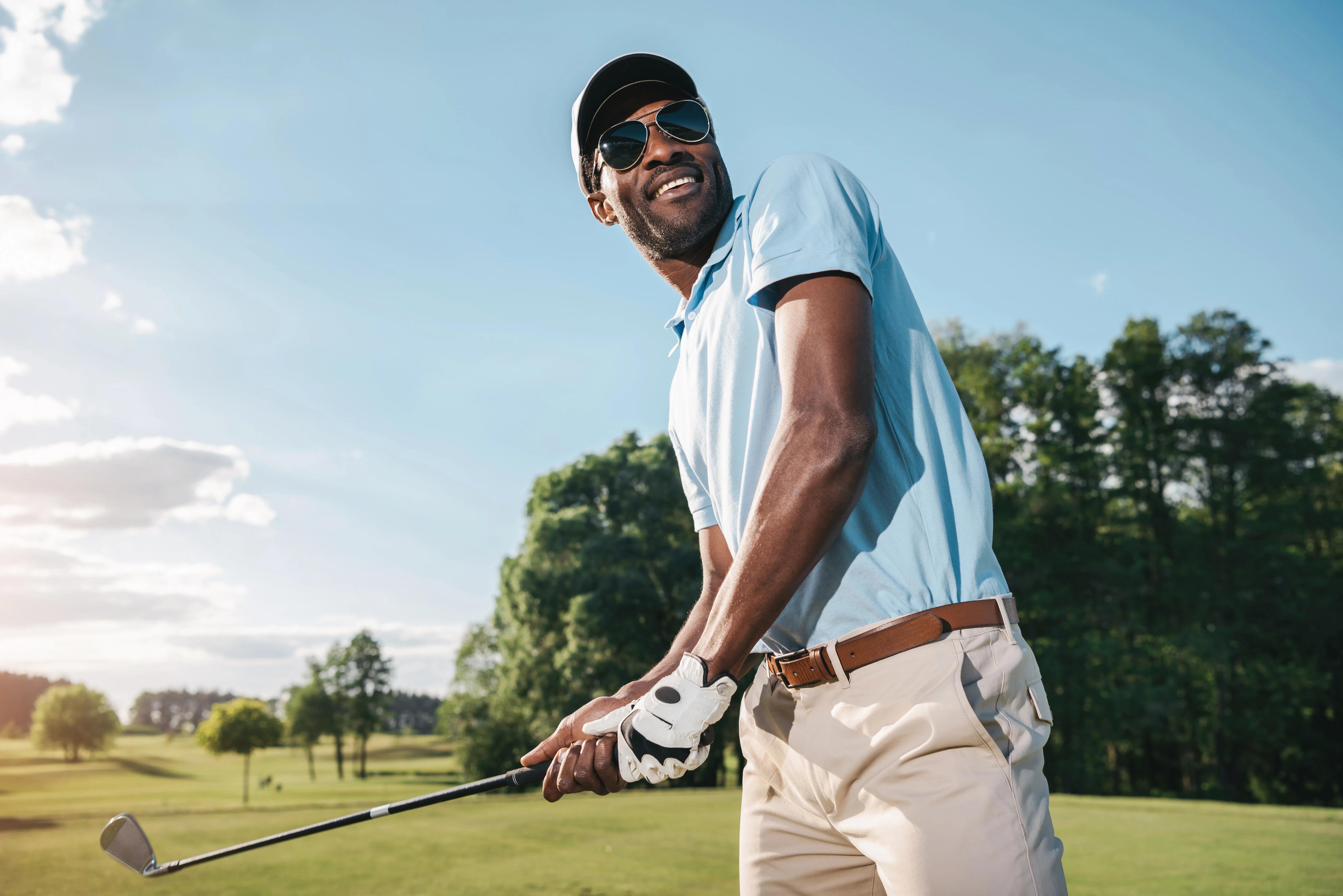 What is the handicap for an average golfer? 